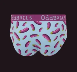 Aubergine - emoji® - Mens Briefs