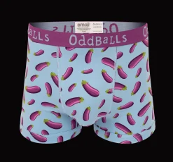 Aubergine - emoji®- Mens Boxer Shorts