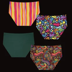 Bloom Bundle - Ladies Seamless Full Briefs 4 Pack Bundle