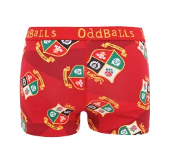 British & Irish Lions - Red - Ladies Boxers