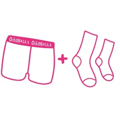 CLASSIC Subscription - Ladies Boxer Shorts & Free Socks - Monthly Subscription
