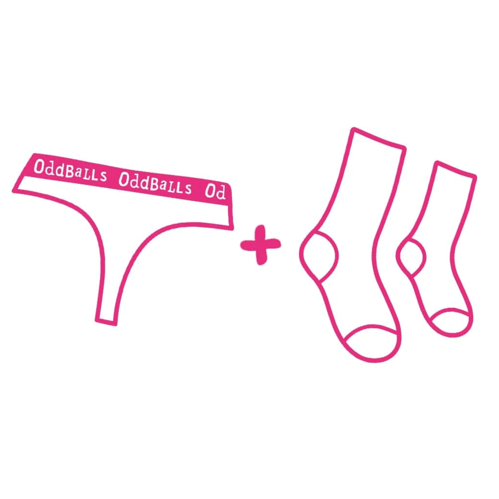 CLASSIC Subscription - Ladies Thong & Free Socks - Monthly Subscription