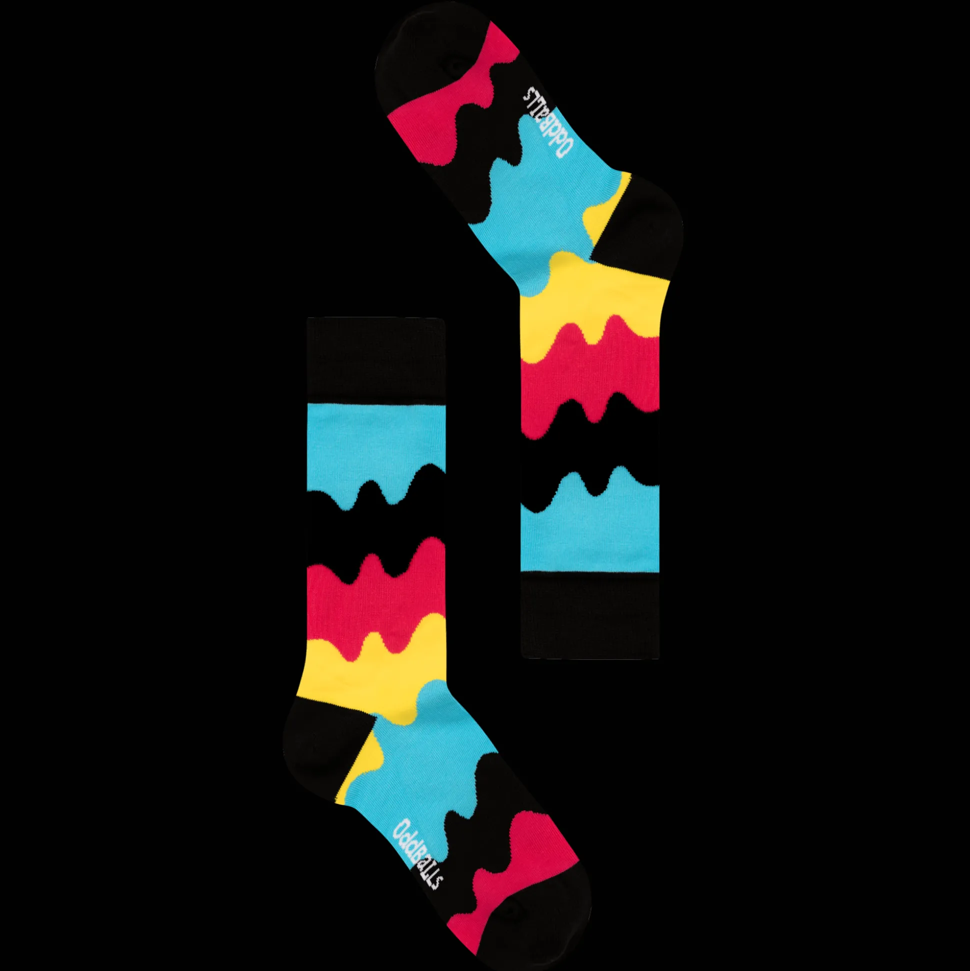 Cyan Waves - Socks