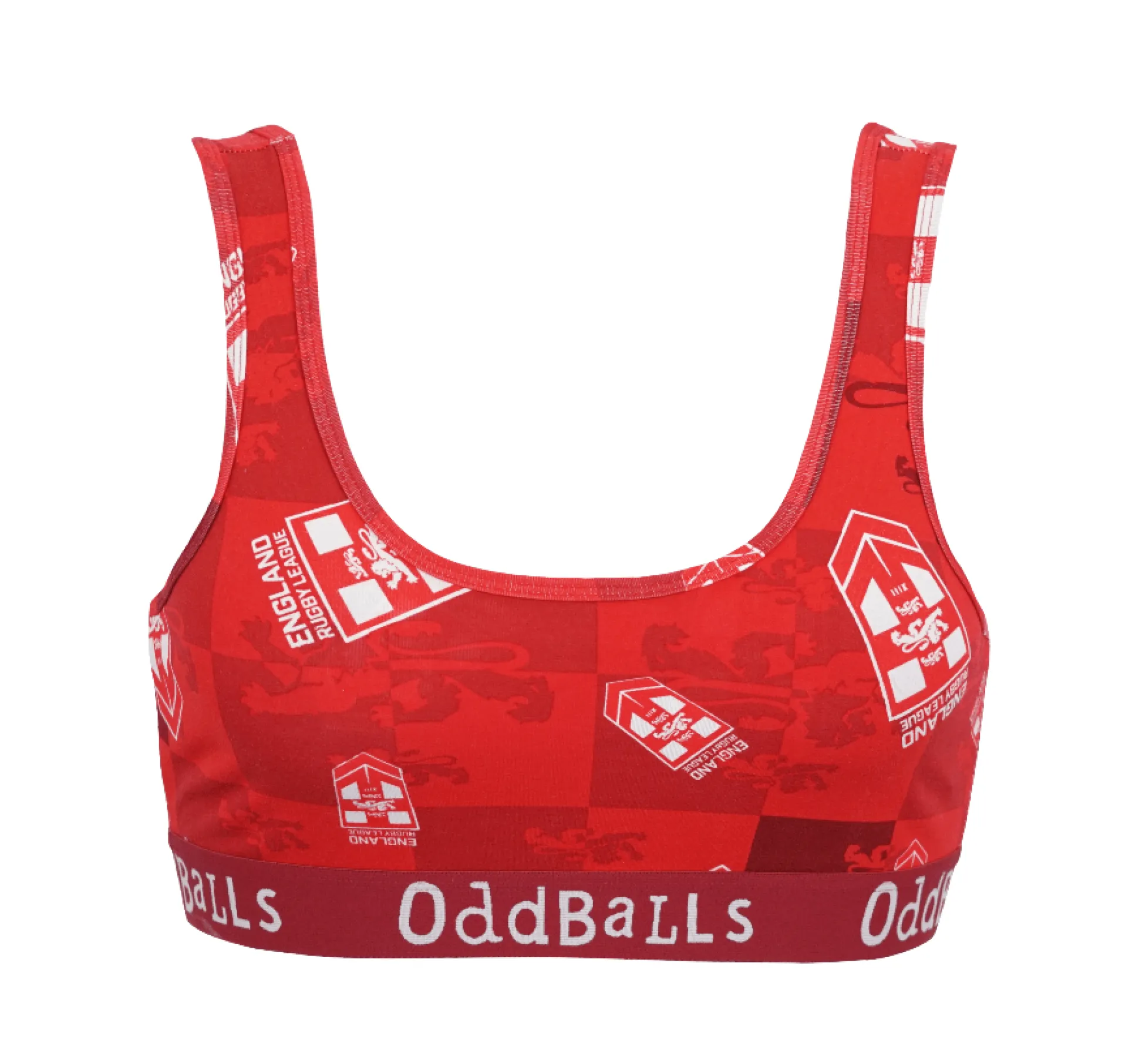 England Rugby League Red - Ladies Bralette