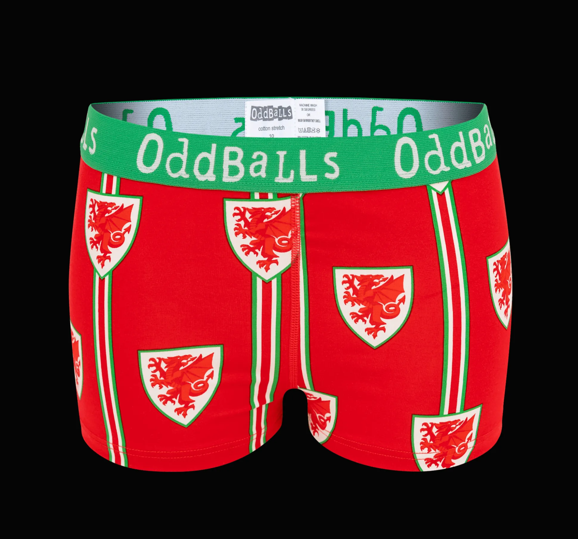 FA Wales Red & Green - Ladies Boxers