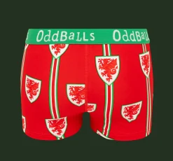 FA Wales Red & Green - Ladies Boxers