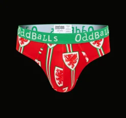 FA Wales Red & Green - Mens Briefs