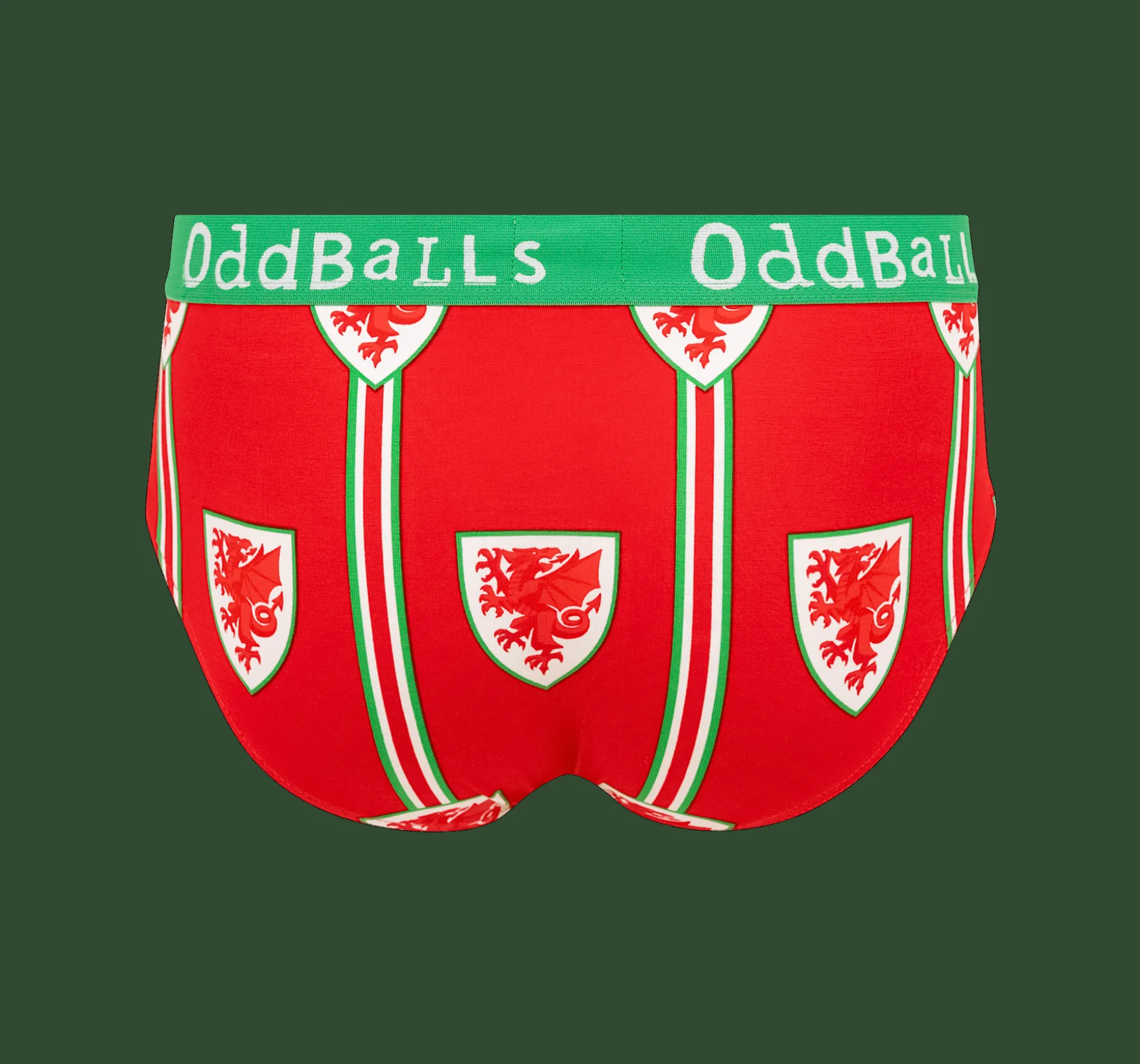 FA Wales Red & Green - Mens Briefs