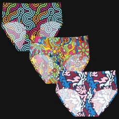 Funky Fresh Bundle - Ladies Seamless Full Briefs 3 Pack Bundle