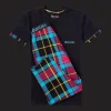 Goolies (Kids) Long Pyjamas - Tartan - Trousers & T-Shirt