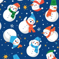 Goolies (Kids) Long Pyjamas - Snowman - Trousers & T-Shirt