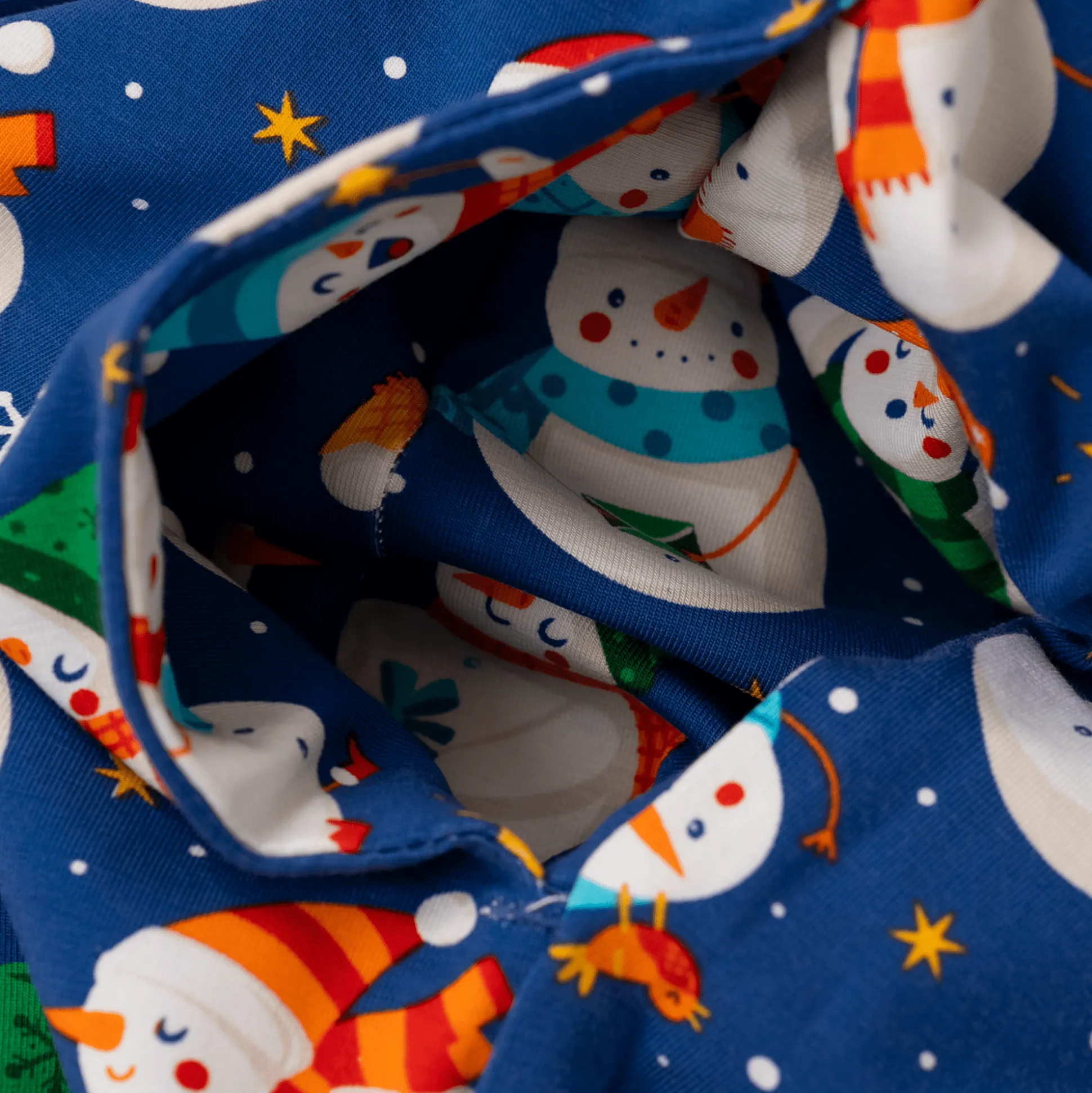 Goolies (Kids) Long Pyjamas - Snowman - Trousers & T-Shirt