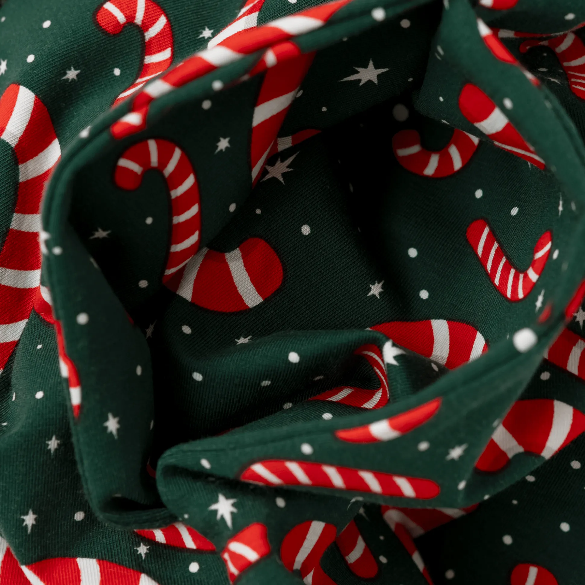 Goolies (Kids) Long Pyjamas - Candy Canes - Trousers & T-Shirt