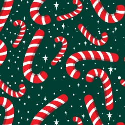 Goolies (Kids) Short Pyjamas - Candy Canes - Shorts & T-Shirt