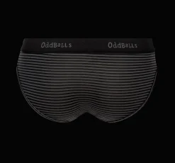 Grey Black Stripes - Ladies Briefs
