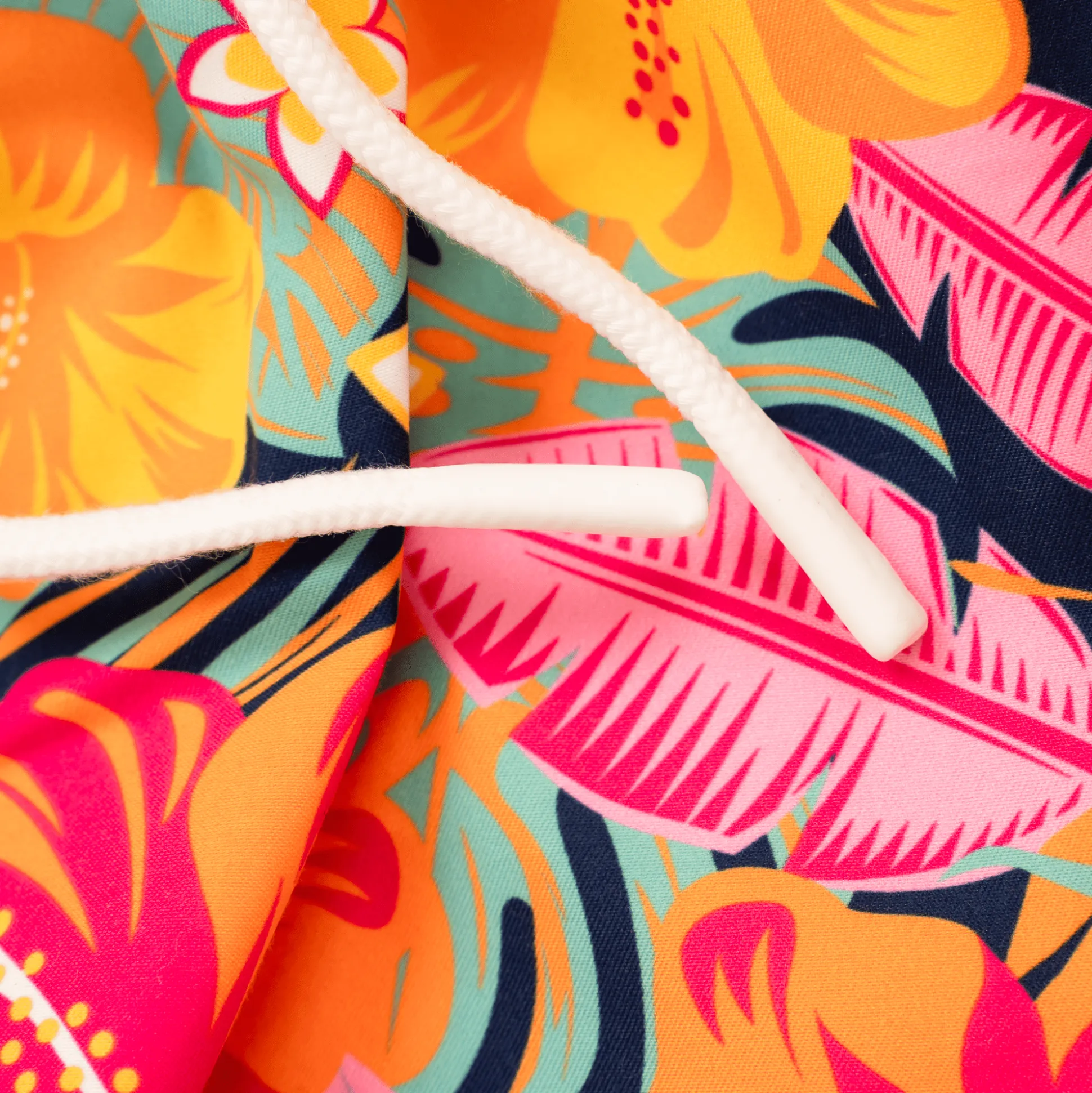 Kids Swim Shorts - Hibiscus