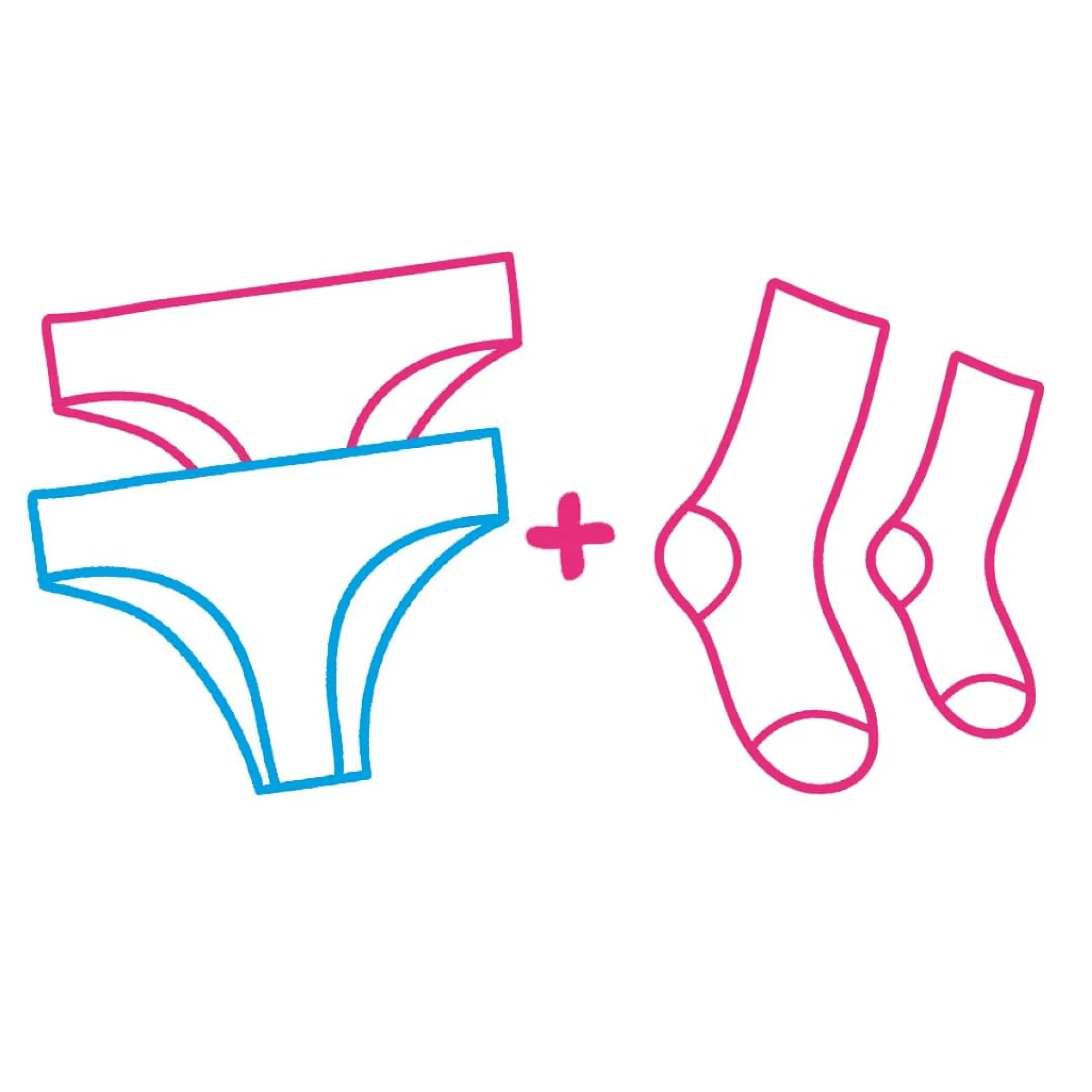 Ladies Seamless Underwear & Free Socks - Monthly Subscription