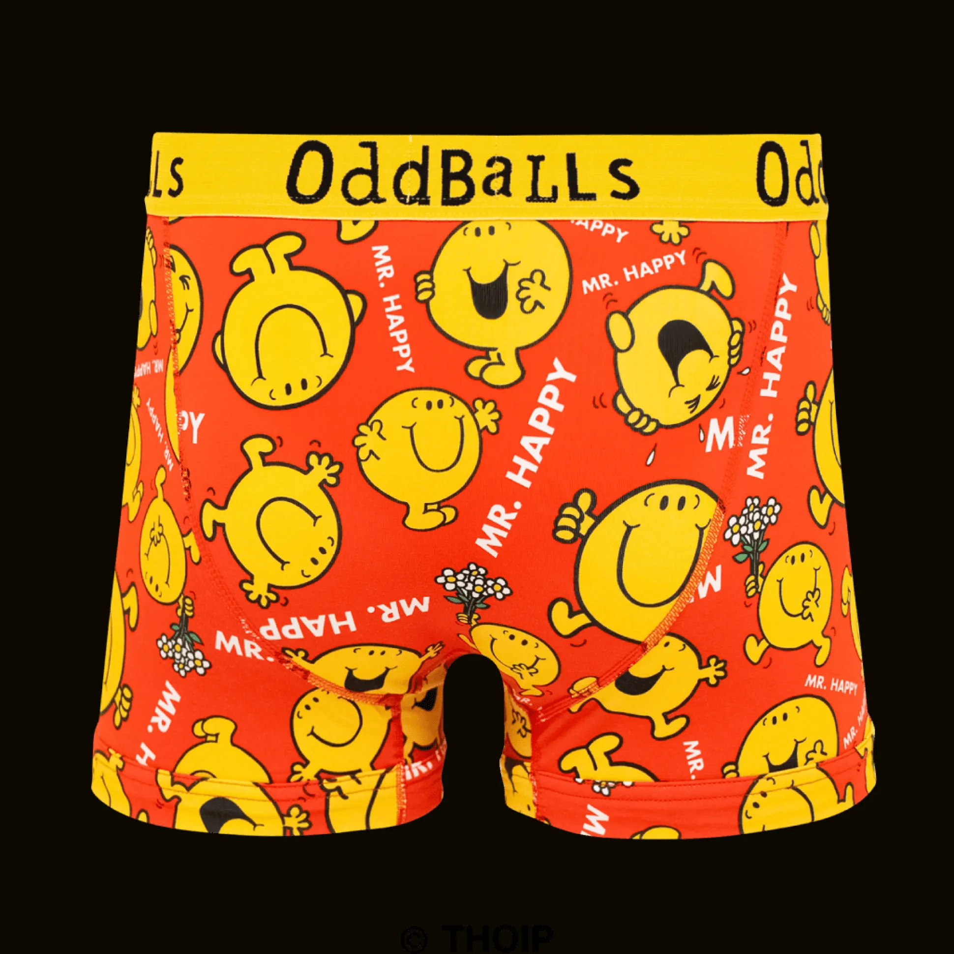 Mr Happy - Mr Men - Mens Boxer Shorts