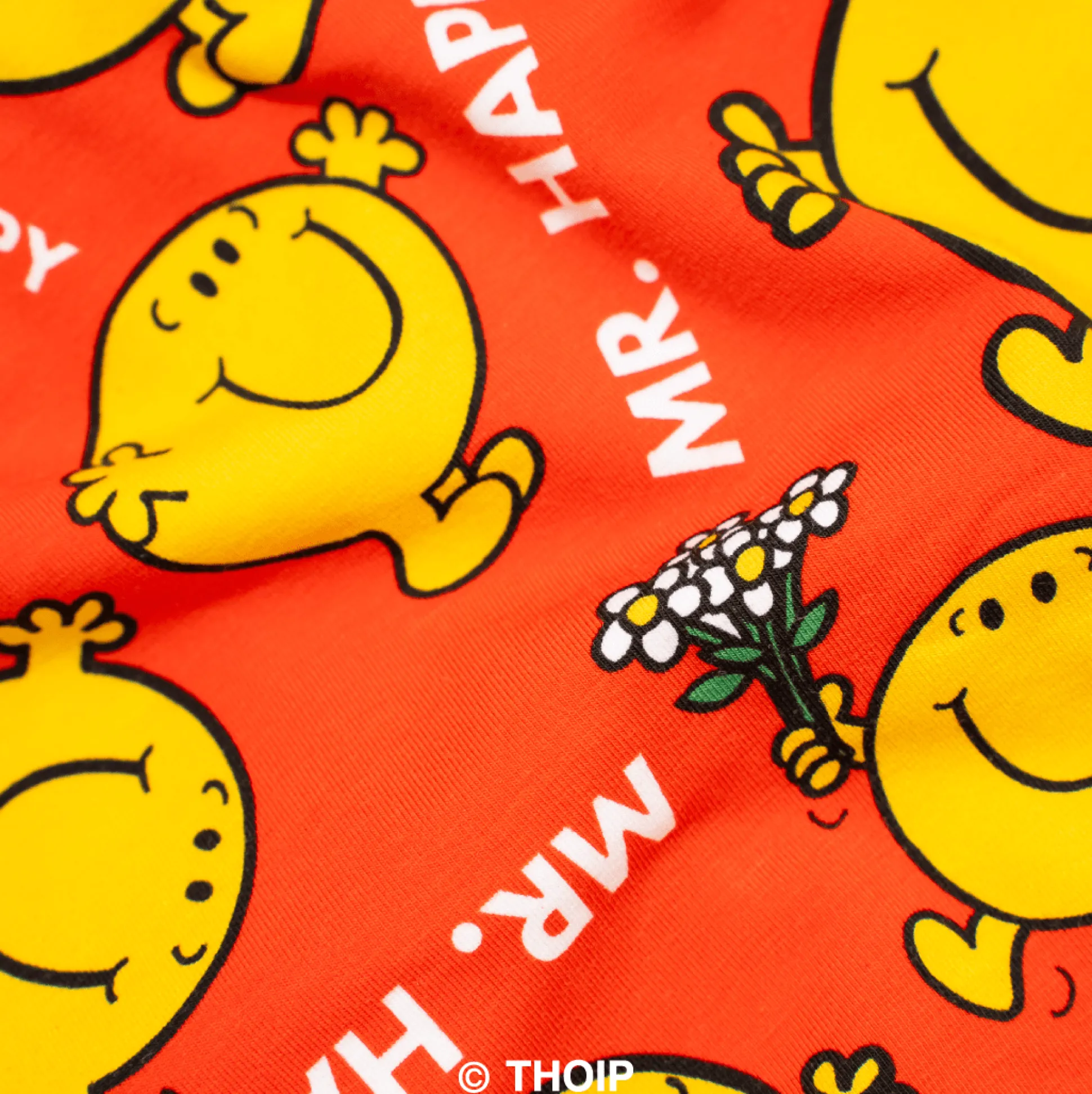 Mr Happy - Mr Men - Mens Boxer Shorts