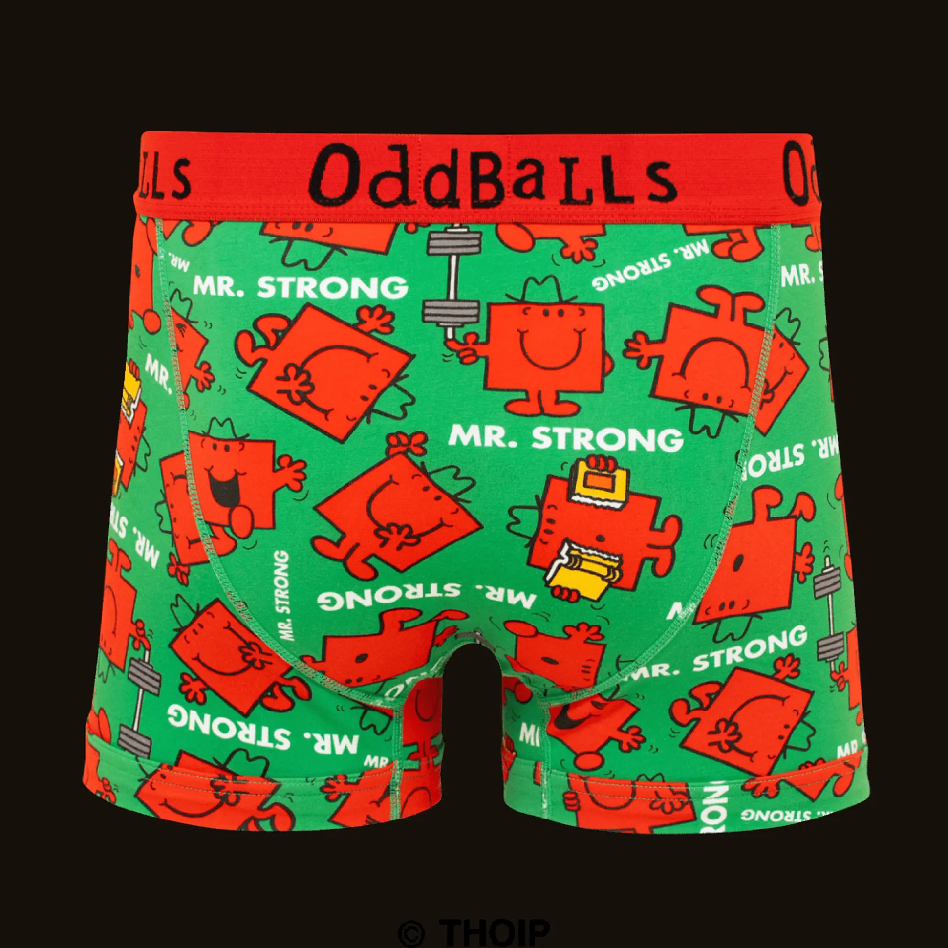 Mr Strong - Mr Men - Mens Boxer Shorts