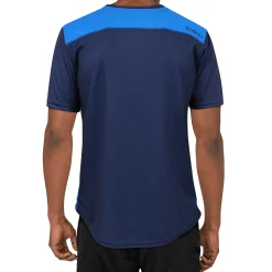 Navy / Cyan - Gradient - Flex Fit - Mens Training T-Shirt