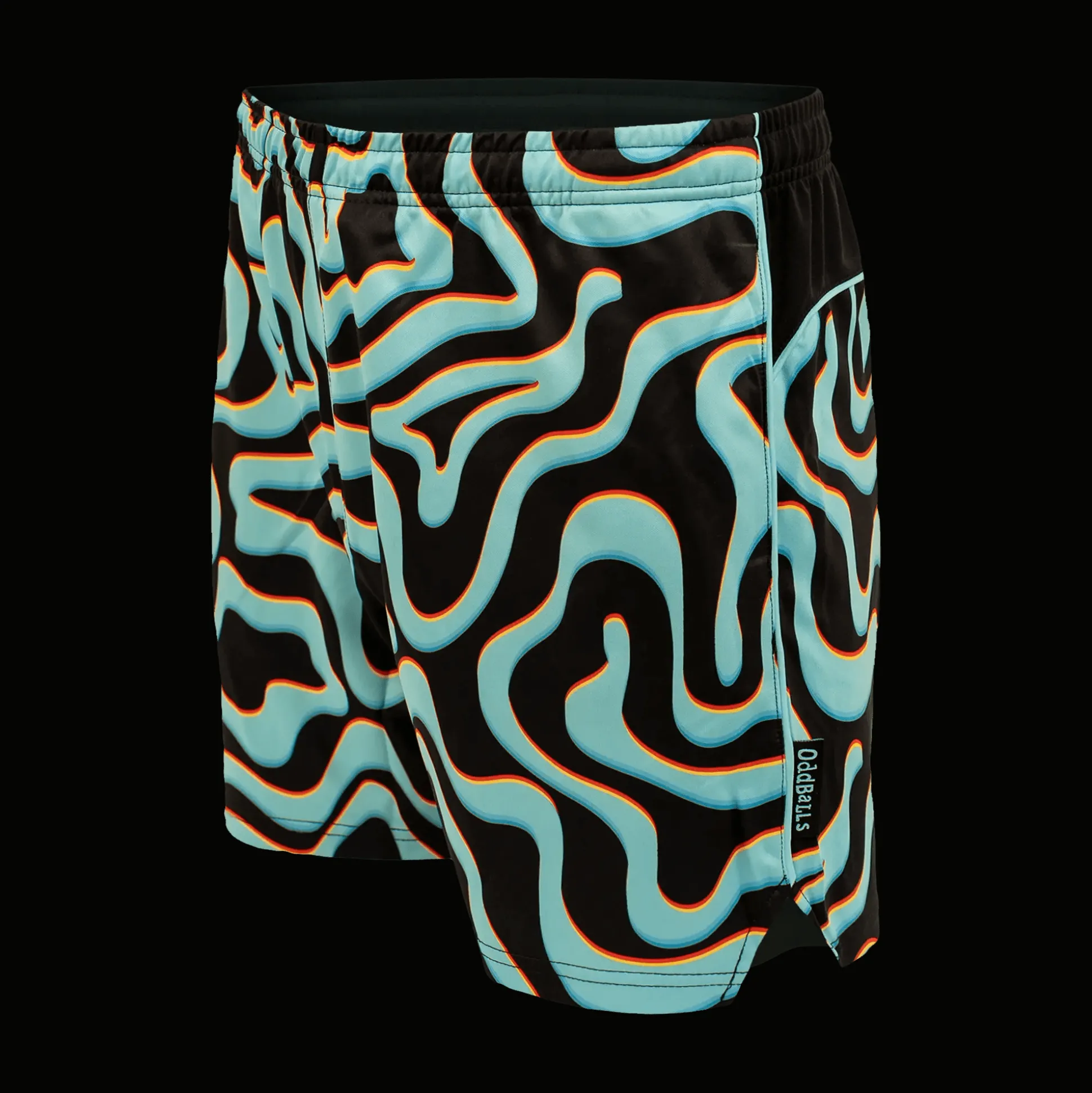 Neon Lava - Pattern- Mens Sports Shorts