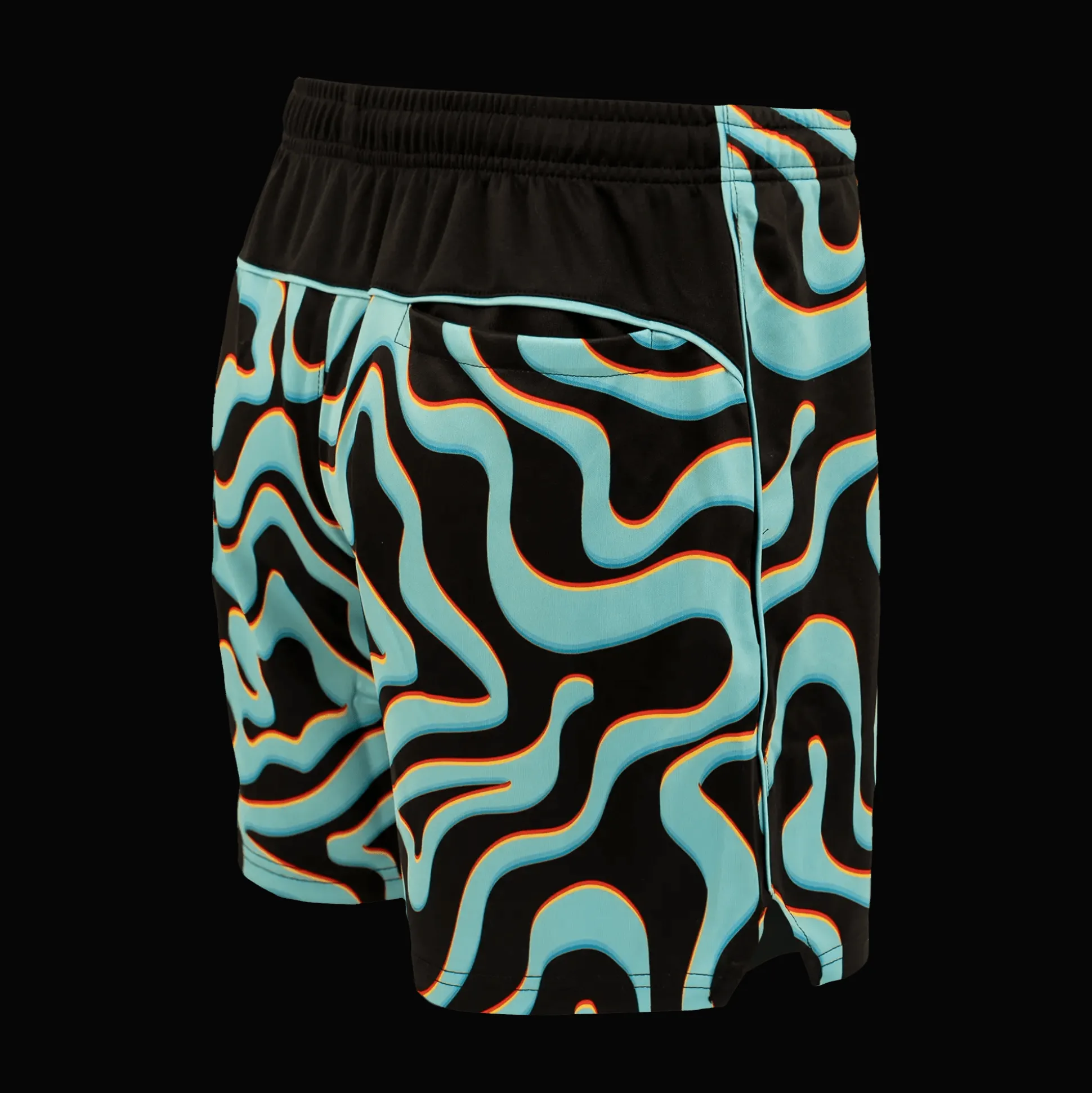 Neon Lava - Pattern- Mens Sports Shorts