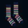 Orange Lines - Socks