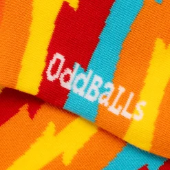 Orange Zig Zag - Socks