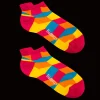 Pink Tetris - Ankle Trainer Socks