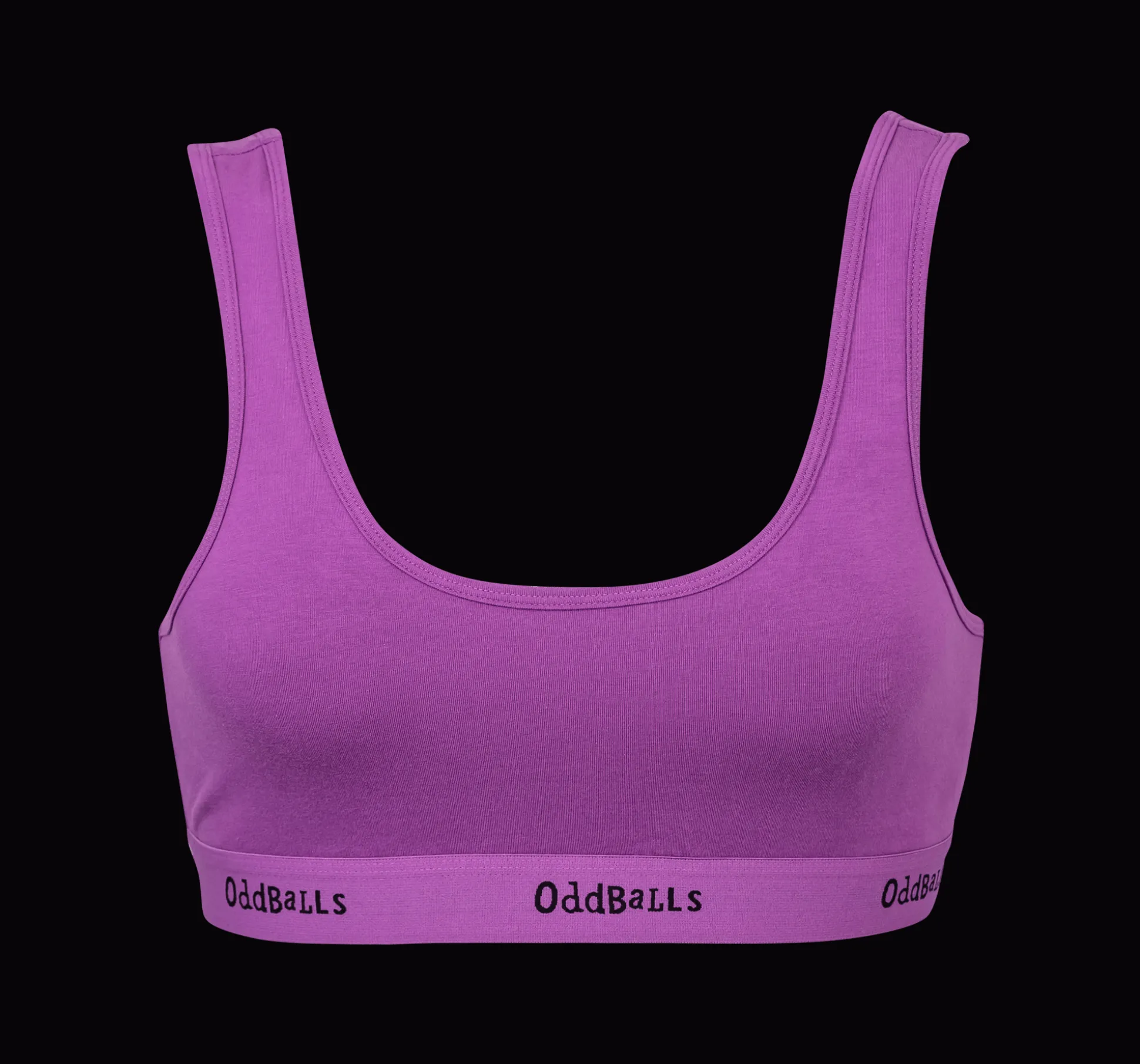 Purple & Black - Ladies Bralette