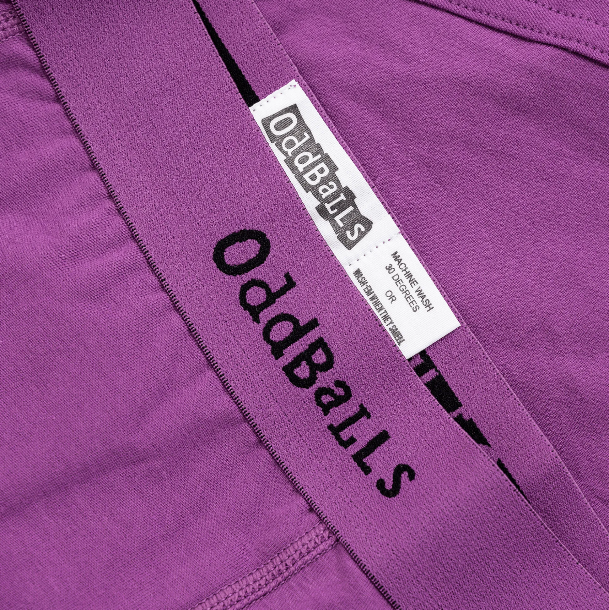 Purple & Black - Mens Boxer Shorts