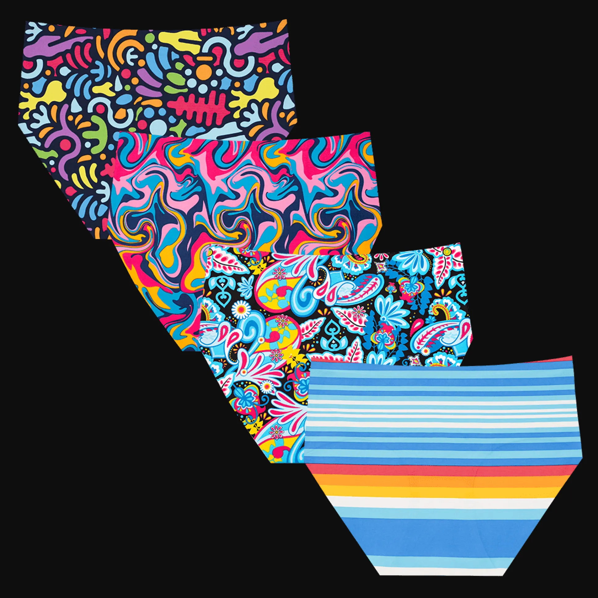 Sunshine Bundle - Ladies Seamless Full Briefs 4 Pack Bundle