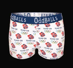 Team GB - White - Ladies Boxers