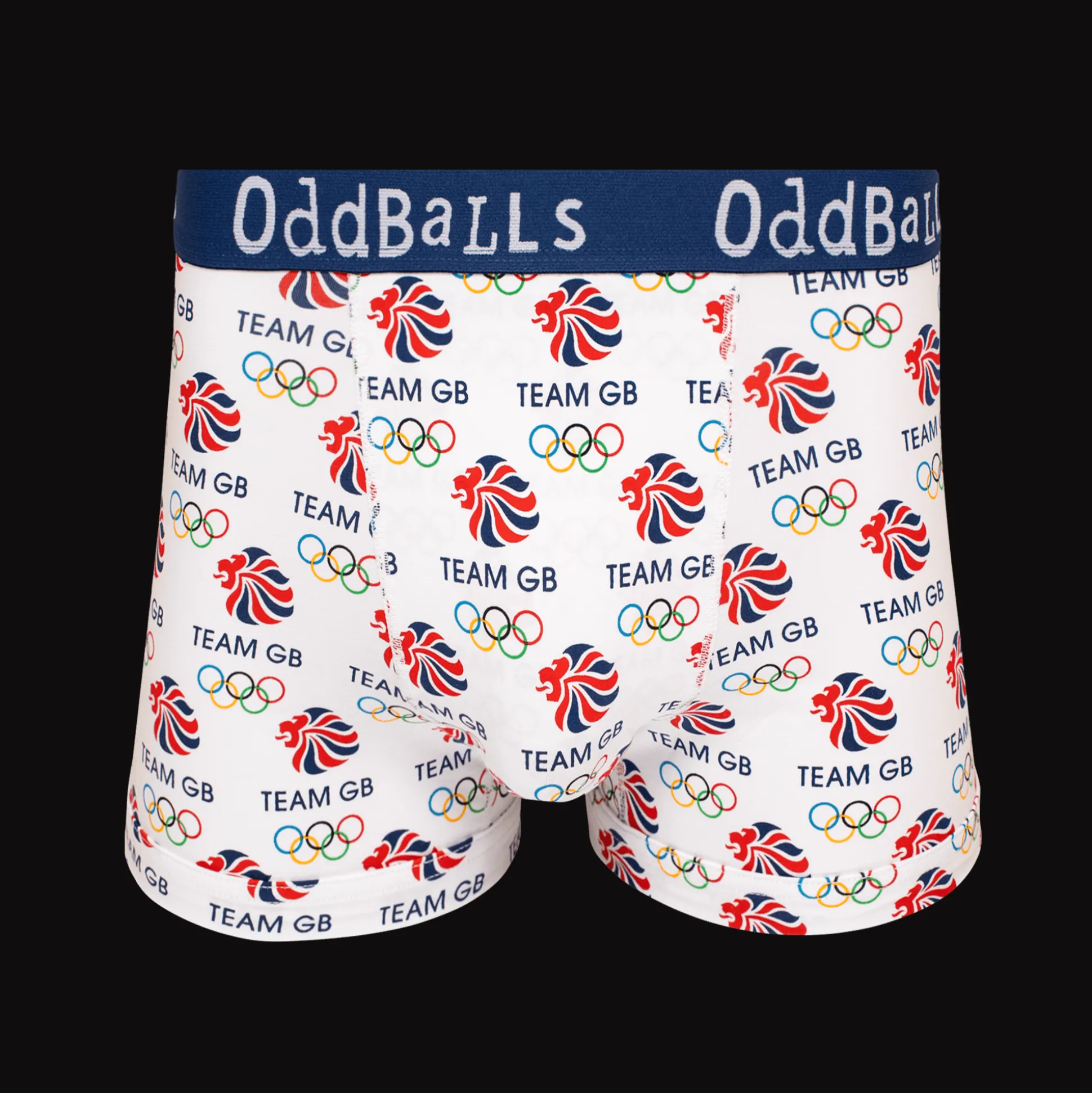 Team GB - White - Mens Boxer Shorts