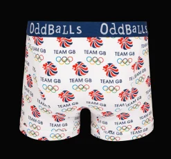 Team GB - White - Mens Boxer Shorts