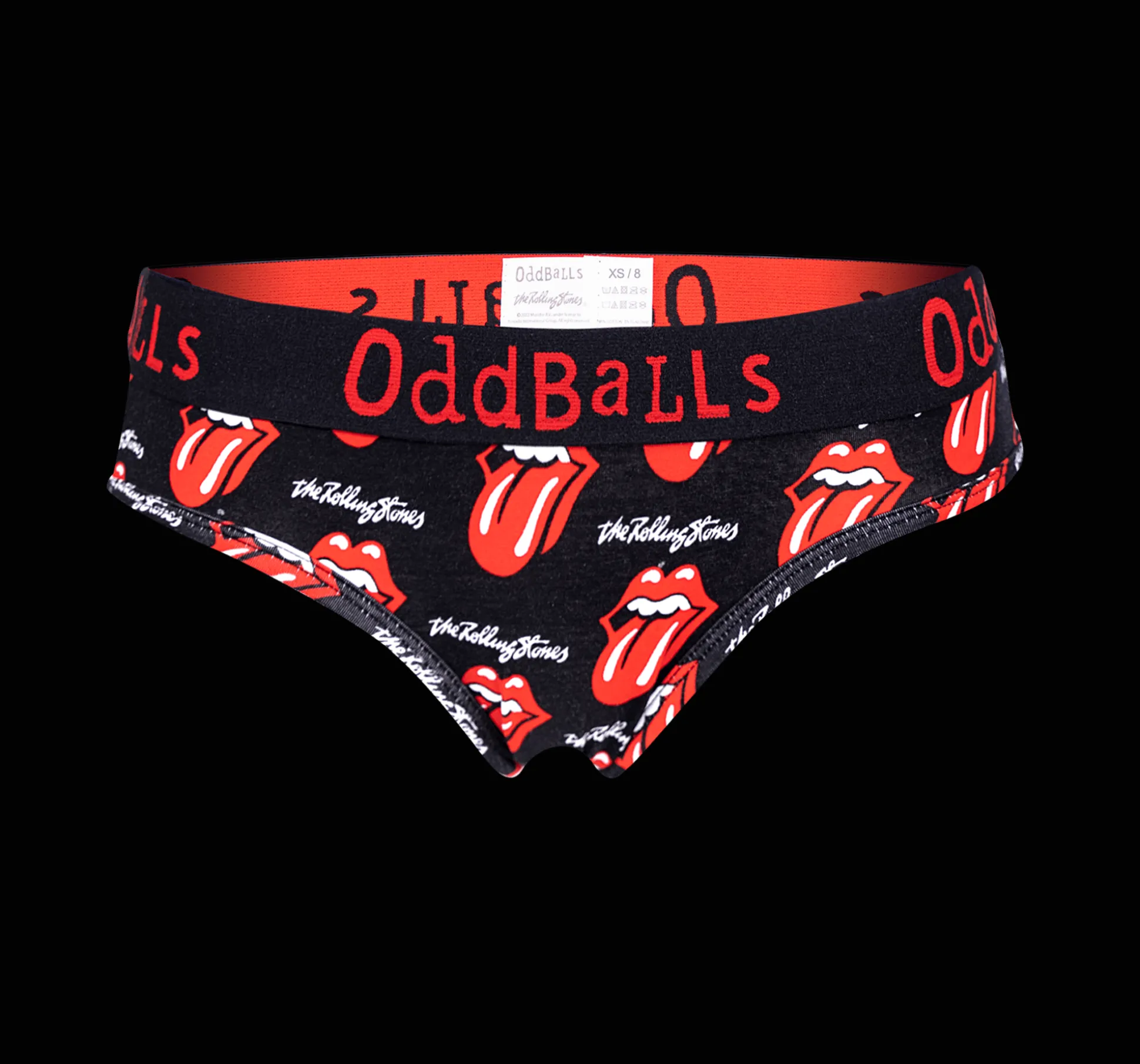 The Rolling Stones - Black - Ladies Briefs