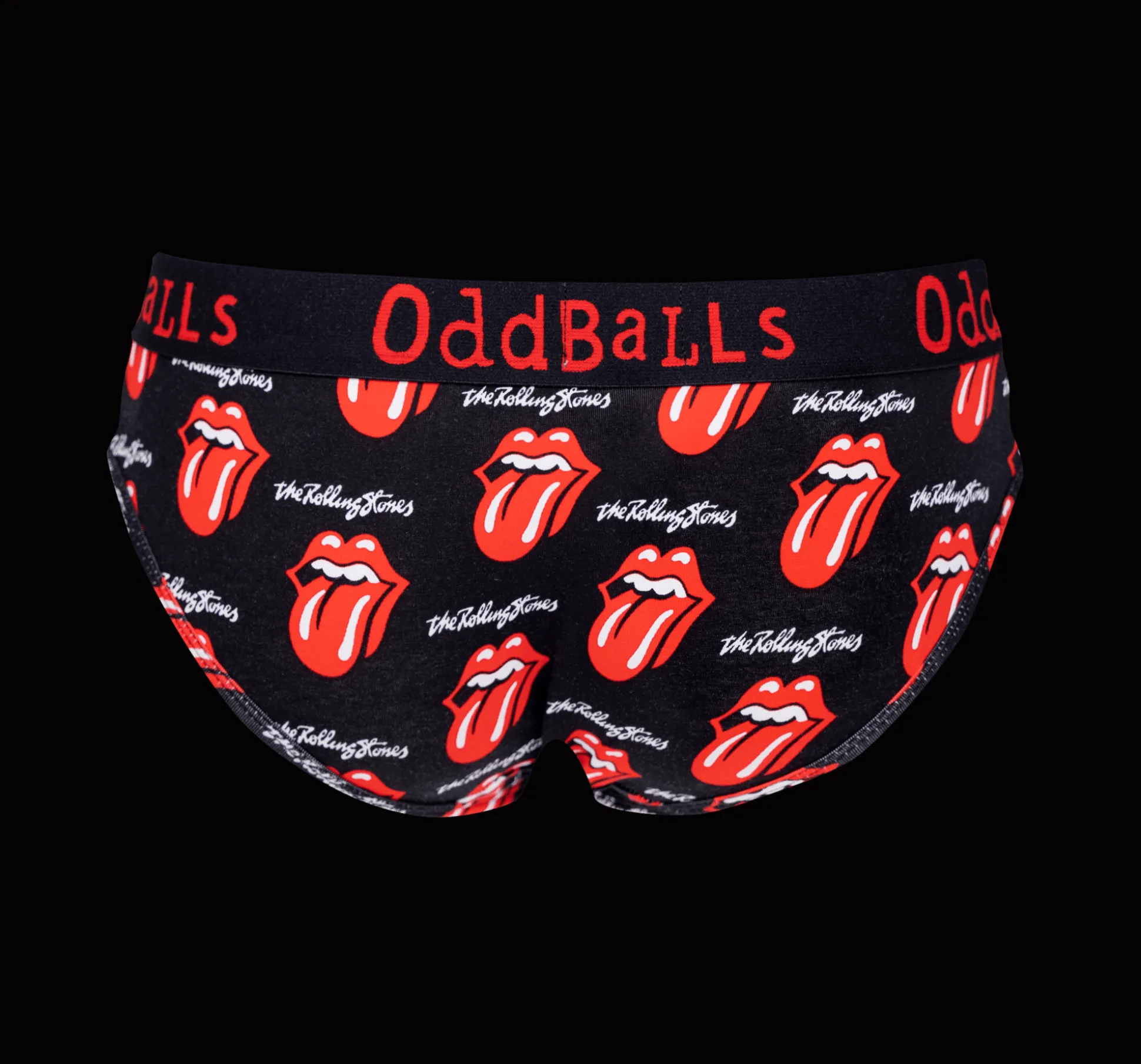 The Rolling Stones - Black - Ladies Briefs