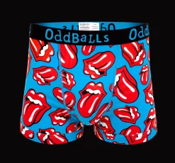 The Rolling Stones - Red - Mens Boxer Shorts
