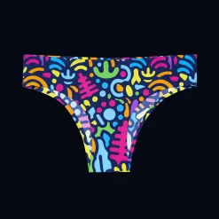 Vibrant Vibes Bundle - Ladies Seamless Brazilian Briefs 12 Pack Bundle