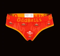 Welsh Rugby Union Flames - Ladies Briefs