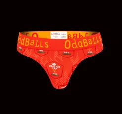 Welsh Rugby Union Flames - Ladies Thong