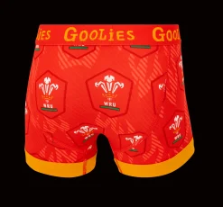 WRU Home - Red - Kids Boxer Shorts - Goolies