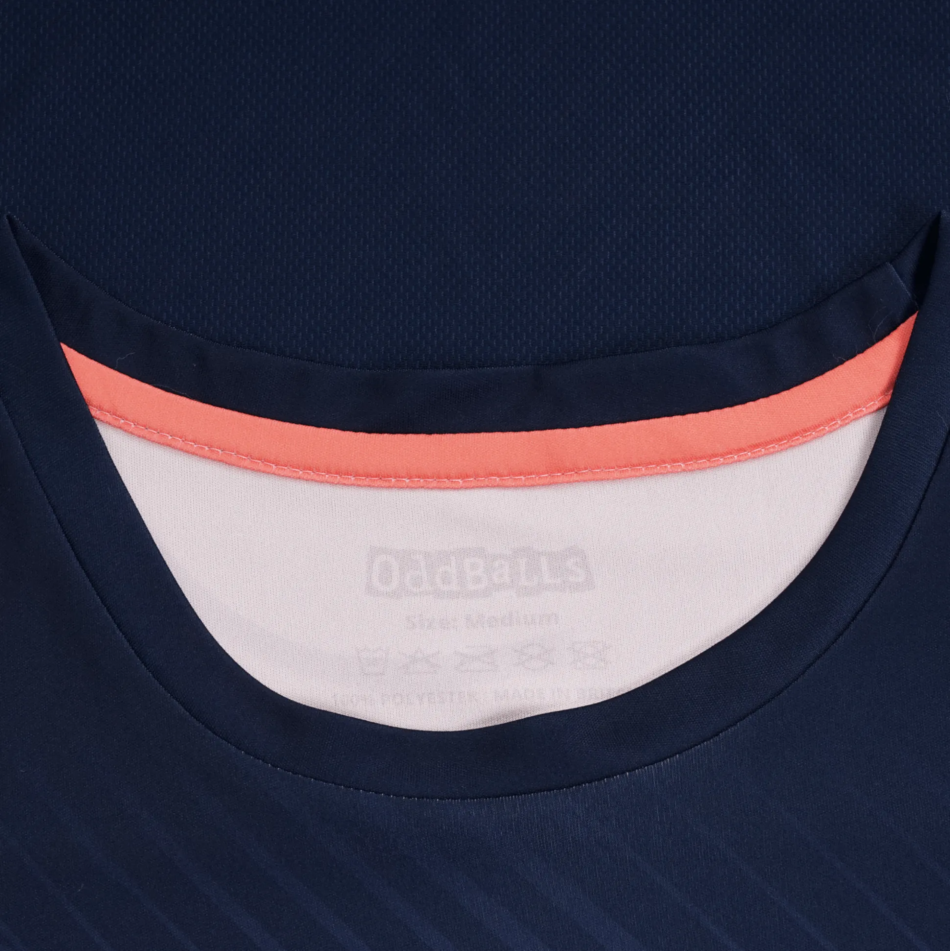 Zig Zag - Navy / Coral - Flex Fit - Mens Training T-Shirt